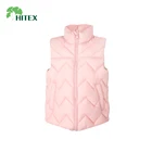 Girl's Vest Hitex Winter Girl's Regular Puffer Padded Zigzag Quilted Casual Polyester Down Vest