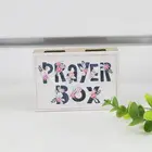 Craft Wood Crafts Factory Direct Supply Craft Religious Wooden Prayer Box With Sliding Lid