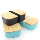 Bamboo Fiber Wholesale Price Easy Operation Biodegradable Bamboo Fiber Lunch Box In China