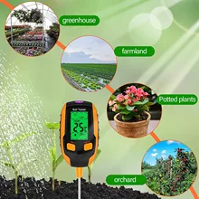 YZ Wholesale Price 4 in 1 Soil PH Meter, Soil Tester Moisture, Soil Meter Light and PH Tester for Potted Plants, Garden
