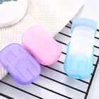 Soap Paper Soap Portable Disposable Travel Asst Color Custom Printed Logo Natural Kraft Paper Bath Soap