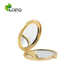 Factory Cheap Sublimation Round Shape Hand Mirror Blank Compact Makeup Mirror