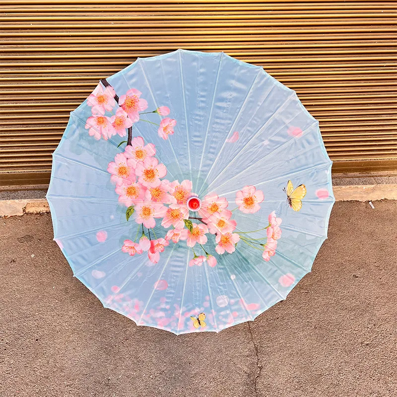 DD1512  Oiled Paper Umbrella Decorations Women Rainproof Silk Handmade Chinese Classical Dance Parasol