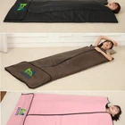 Lay Fir Infrared Sauna Blanket With Lamp Lay Down Black Sauna Blanket For Weight Loss And Detox