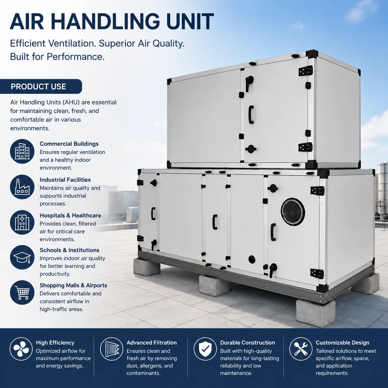 Air Handling Unit, AC 220 V, Electric - detail 10