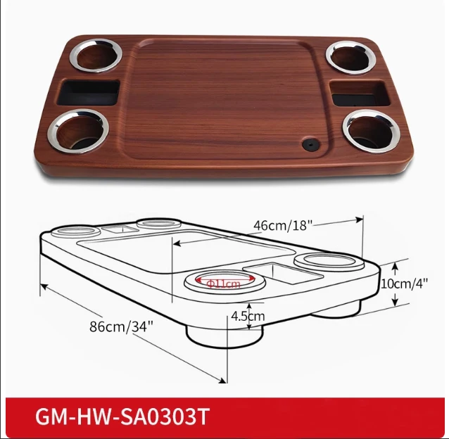 RV Table Leg Aluminum Pneumatic Lifting Desk Leg with Sliding Frame & Rotating Base Plate for Boat Marine Trailer Caravan