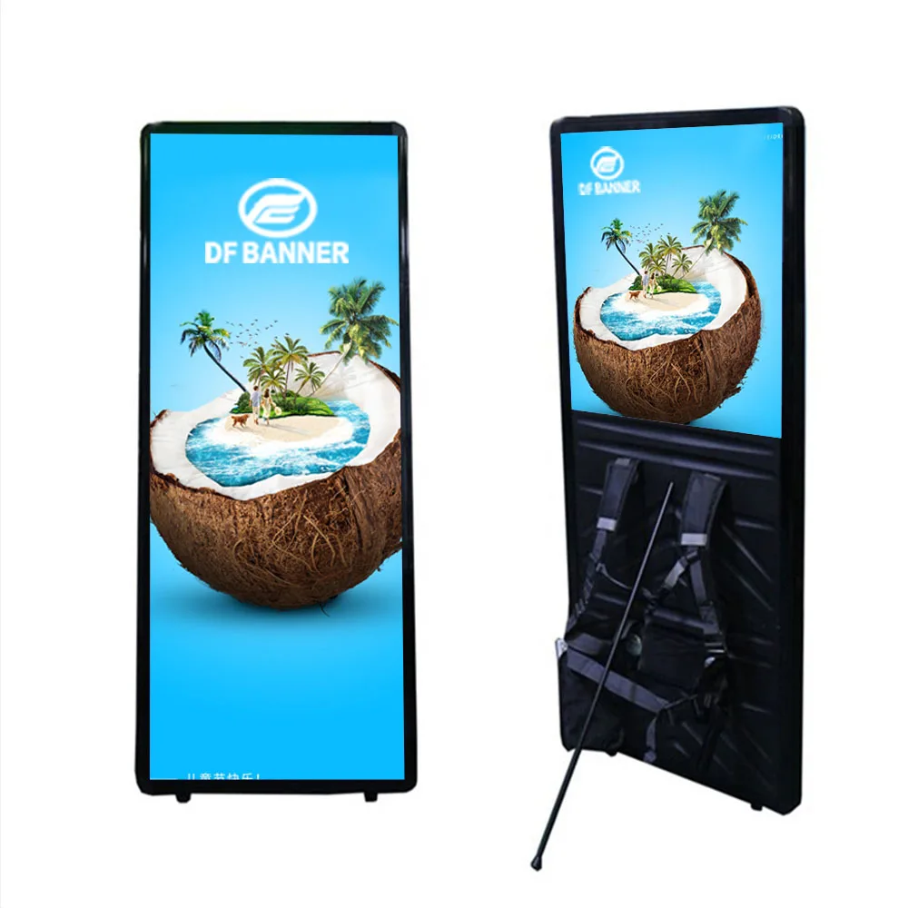 Scrolling Screen Led Backpack Billboard Digital Led Display For