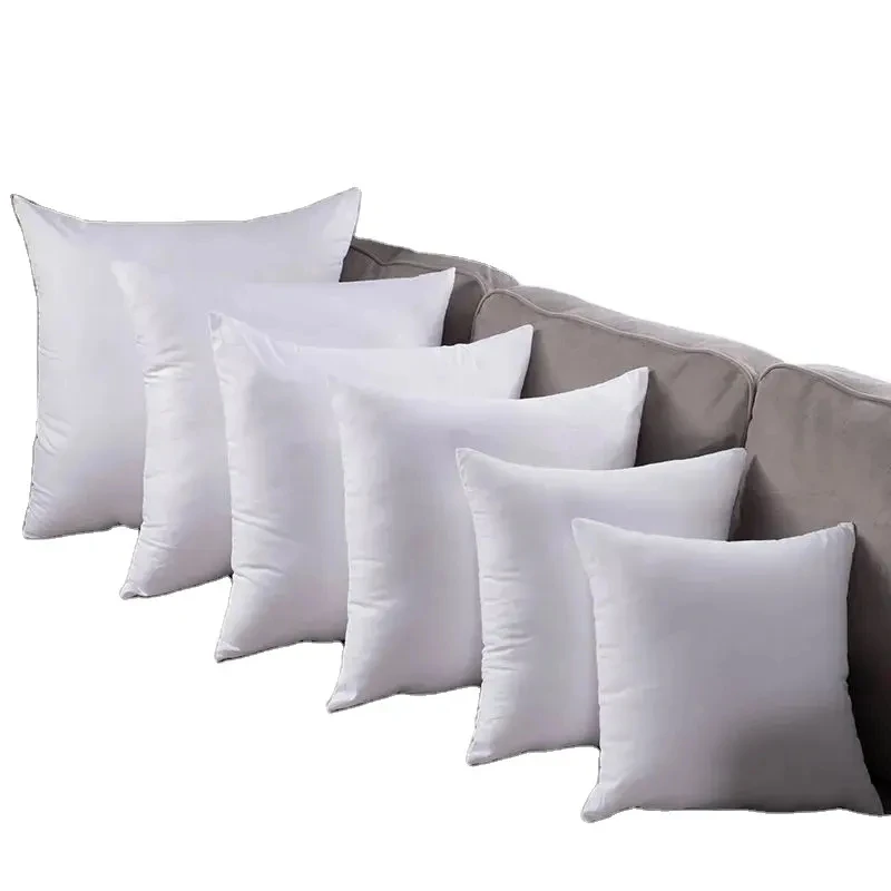 Custom Hotel Square Pillow Polyester Fiber Insert Backrest Cushion Hotel Sofa Throw Pillow Back Pillow Home Hotel Decor