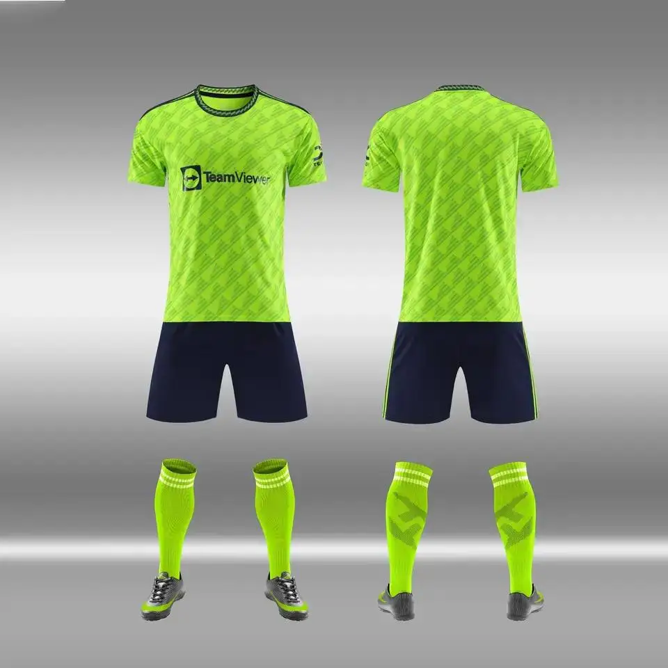 Quick dry custom men football jerseys soccer jersey set camisetas de futbol sublimation soccer jersey