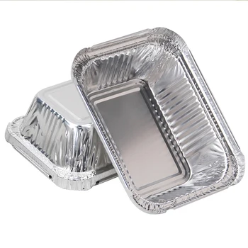 Laixin No. 1 Disposable 260ml Aluminium Foil Container Custom Container For Food Packaging