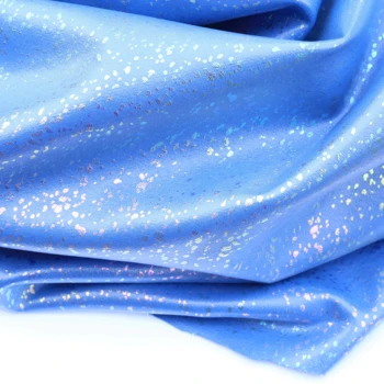 Full Design Shiny Colors Foil Gold Bronzing Print Nylon Fabric For Garment