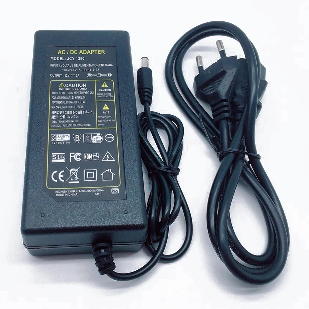 交流直流电源适配器110v 220v至12v 5a 10a 20a开关插头led驱动器变压器