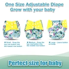 Baby Cotton Cloth Nappies Wholesale Adjustable Washable Baby Wholesaler Aio Cotton Soft Baby Cloth Diaper