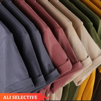 MT2006 Top Seller Solid Color 230g 100% Cotton T Shirt High Quality Seamless Men's Oversized Tshirts