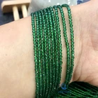 Beads Bead Wholesale Price 2mm Glass Beads Green Spinel Waist Bead