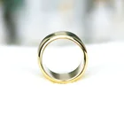18k Gold Ring Fashion Mirror High Polished 18K Gold Filled Jewelry Irregular Geometry Ring