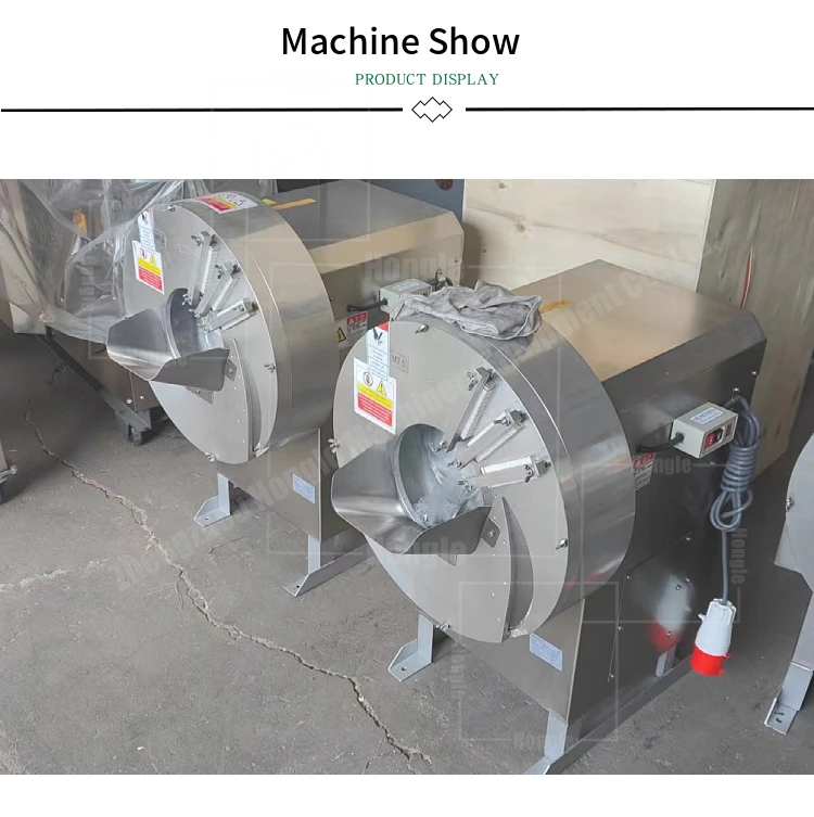 Bamboo Garlic Ginger Slicing Cutting Shredding Machine Automatic Ginger Slicer Machine details