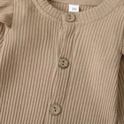 Baby Winter Rib Knit Baby Romper Set Fall 2022 High Qualities Long Sleeve Baby Girl Rompers Warm