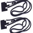 Rope Phone Phone Strap Adjustable Round Polyester Rope Mobile Phone Case Lanyard Straps With A Patch