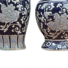 White Ceramic Hot Sale European Style Hand Painted Blue And White Ceramic Ginger Jars And Vases