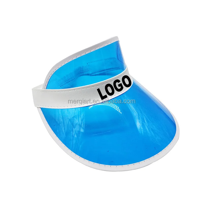 Fashion Unisex Red Pvc Or Plastic Visor 