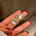 Earings Opal Earrings Trendy Fashion Opal Crystal Earings Studs Women