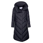 Winter Jacket 2021 New Design Warm Ladies Winter Windproof Fabric Hooded Jacket Down Jacket