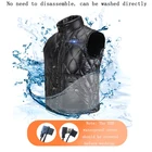 Down Waistcoat 2021 Blue Rapid Heating Fashion White Duck Down Winter Waistcoat For Mans Wear Puffer Jacket