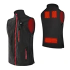 Best Vest Heated Vest Best Electric USB Battery Unisex Warming Heated Motorcycle Vest Without Hoodie For Men And Women