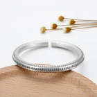 Silver Bracelet Factory Sale Various Heart Sutra S999 Sterling Silver Bangle Adjustable Bracelet