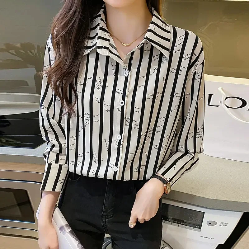 Wholesale of new women's shirts Simple long-sleeved blouses Plain color shirts Solid color plus size women's clothes