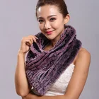 Fur Scarf Factory Wholesale New Rex Rabbit Fur Sweet Stretch Fur Shawl Rabbit Fur Scarf Women Warm Thick