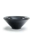 Made Bowl Bowl Melamine Matte Black Custom Made Logo Sauce Bowl Noodle Bowl Dish 5.5inch Ramen Bowl