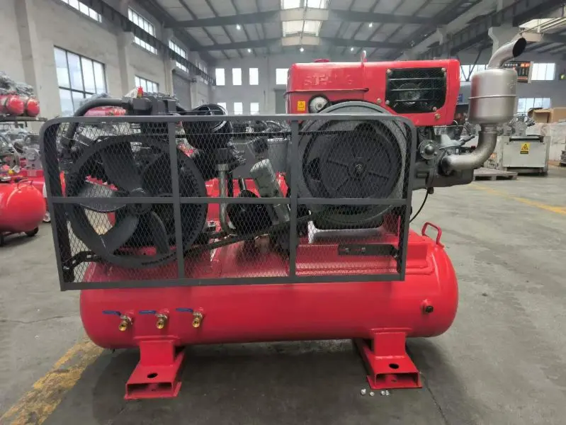 Chinese good quality 3.5m3/min industrial small portable diesel piston driven air compressor for sale W3.5/5