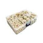 Wooden Beads Carved Wood Bead Diy Carved Natural Unfinished Beech Wooden Beads With Holes For Jewelry Making