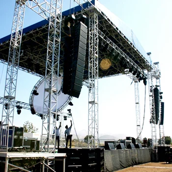 Aluminum Finish Line Truss Quick Assembly Aluminum Alloy Goal Post Truss System for Stage Events Lighting and Speakers