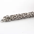 Titanium Jewelry Simplicity Weave 9 Mm Titanium Chain Bracelets Men Custom Stainless Steel Jewelry