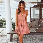 Summer Clothes Latest Women Clothes Clothes Fashion Dress Design For Young Girls Summer Sleeveless Women A-line Casual Dresses Backless Lace Mini Dress Clothes