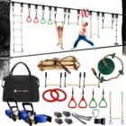 Outdoor Factory Customized Indoor And Outdoor Ninja Warrior Obstacle Hanging Course Sets For Kids