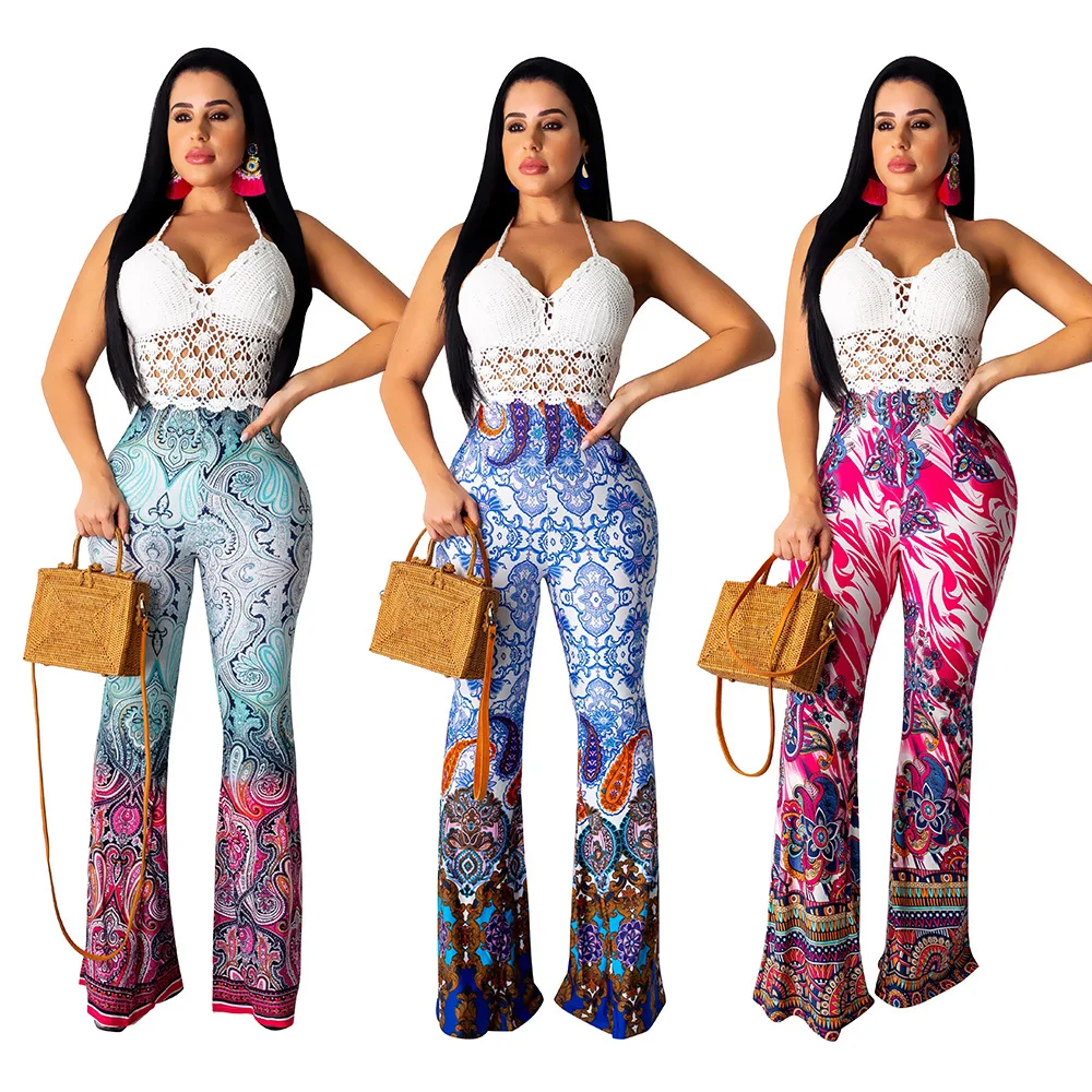 Vintage Ethnic Printed Women Bell 