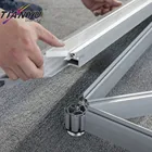 Trade For Exhibition Booth Trade Show Dance Glass Floor Glamping Stage For Exhibition Booth