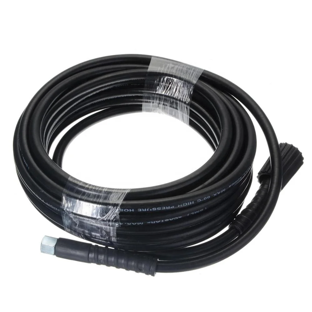 10m High Pressure Power Washer Hose Pipe Wash Lance M22 Thread 14mm Extension FN 