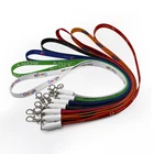 Yijiashishang Promotional Nylon 2 In 1 Necklace Charging Cable For IPhone For Android
