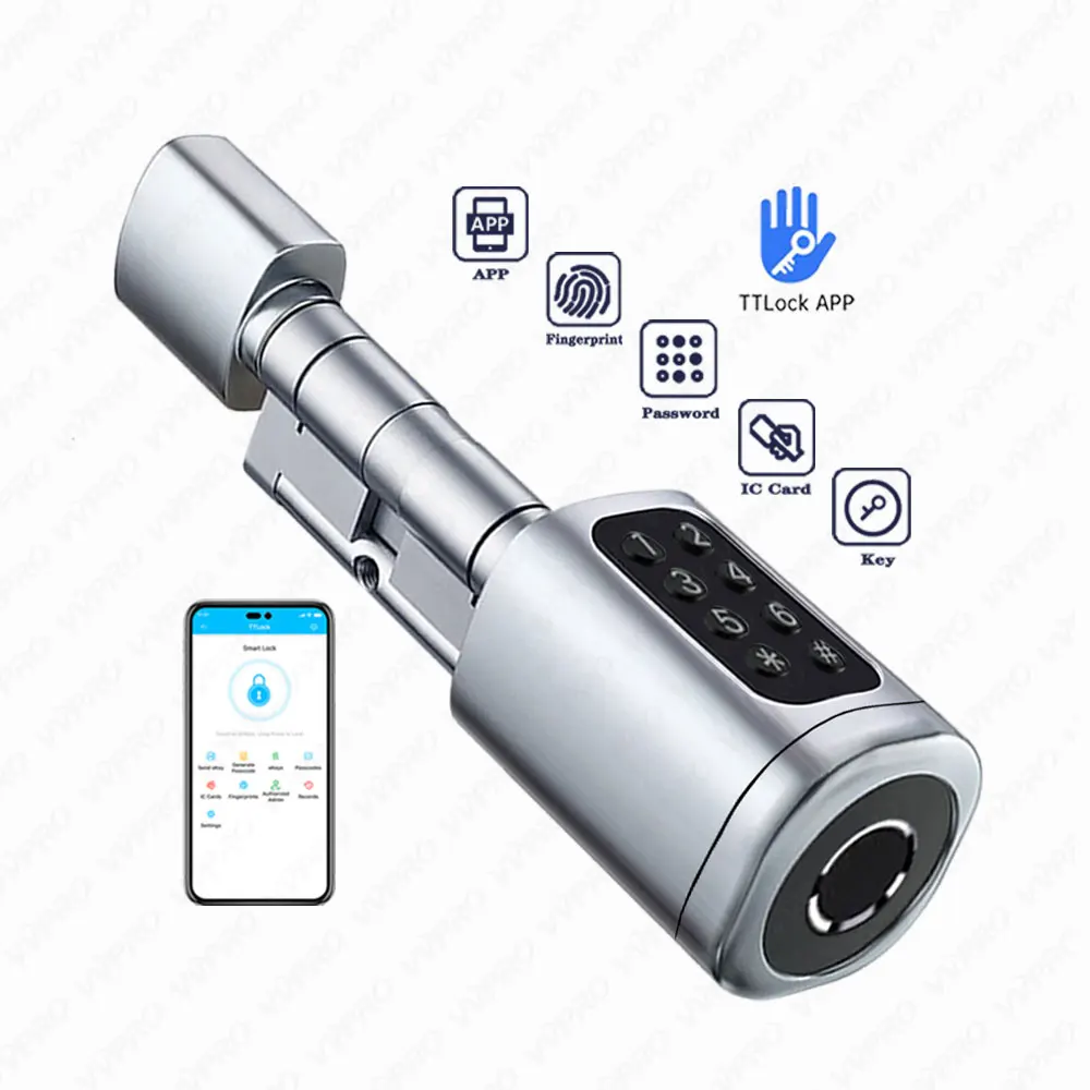 Ttlock App Adjustable Length Automatic Telescopic Intelligent Smart