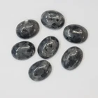 Beads Oval Oval Beads Stone Natural Stone Loose Beads Oval Cut Black Labradorite Cabochon For Rings