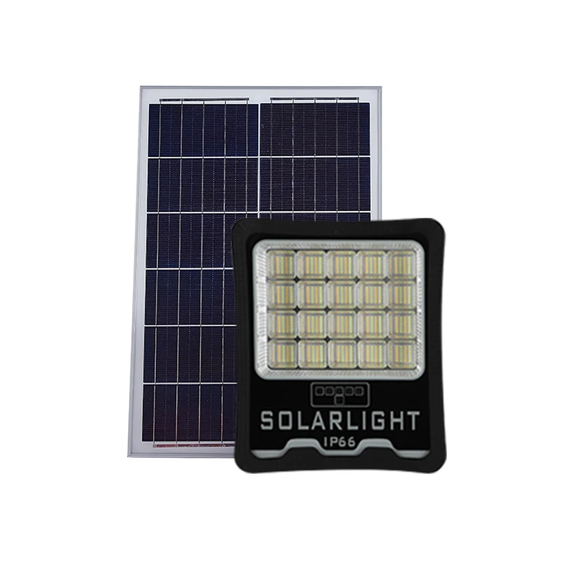 IP66 protection grade outdoor pathway lighting multiple color temperatures clean energy led floodlight solar street light