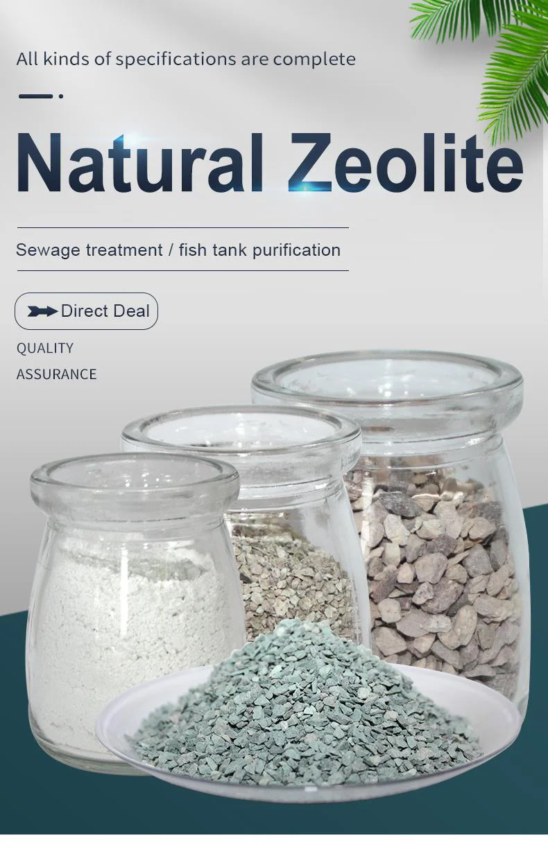 Green Zeolite Particle Filter Material Zeolite Clinoptilolite Particle