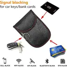 Faraday Key Fob Bag Signal Blocking Fob Case RFID Fob Protector Pouch Anti-Theft Cage For Keyless Car Key