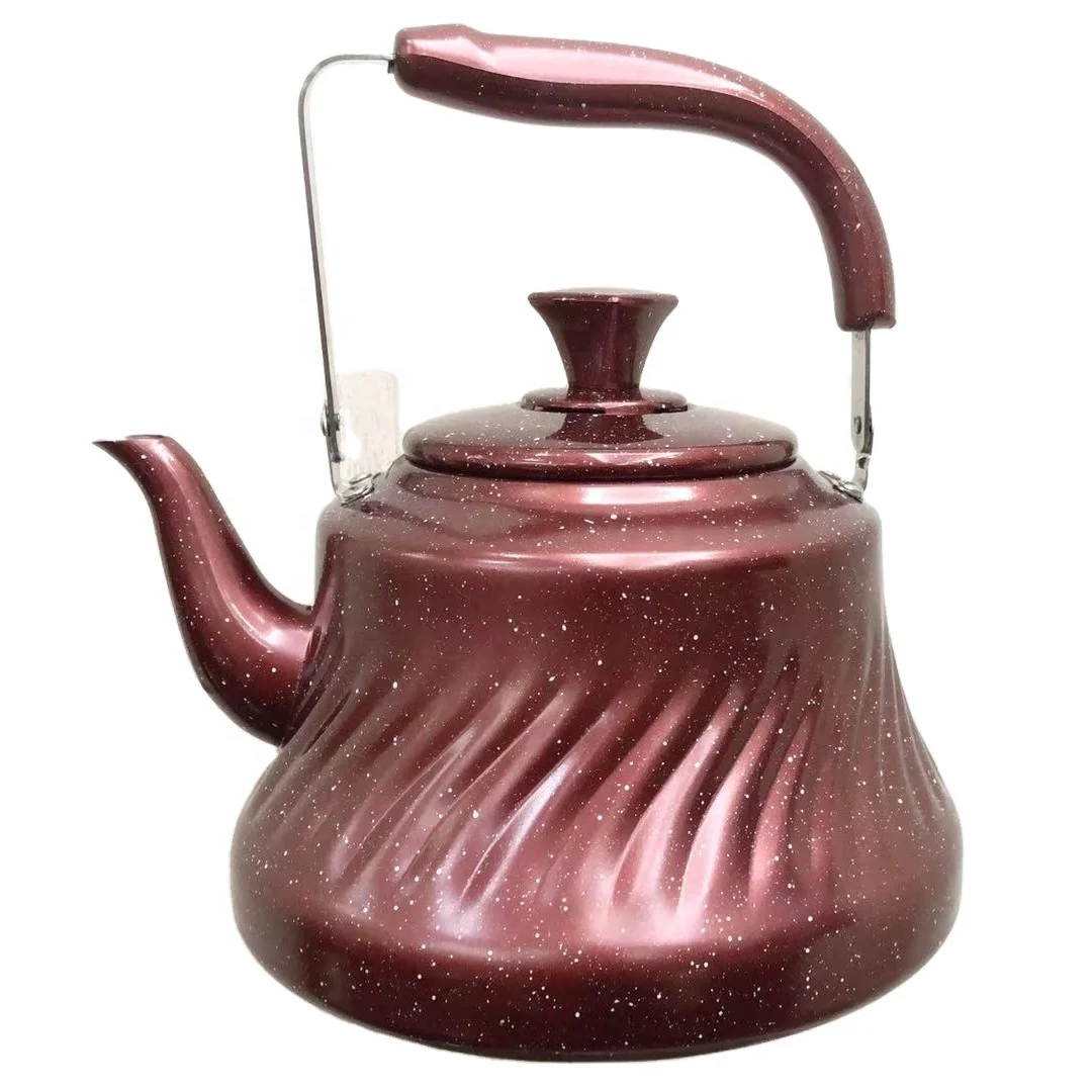 indian teapot 2021New Unique hot water kettle with Wooden Handle
