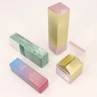 Pink Customize Logo Print Skin Care Cosmetics Makeup Packaging Gift Box Cosmetics Lip Gloss Set Pink Luxury Packaging